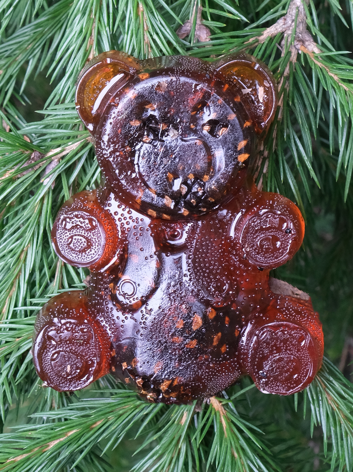 Мармелад сосновый МИШКА на пектине с сосновой шишкой